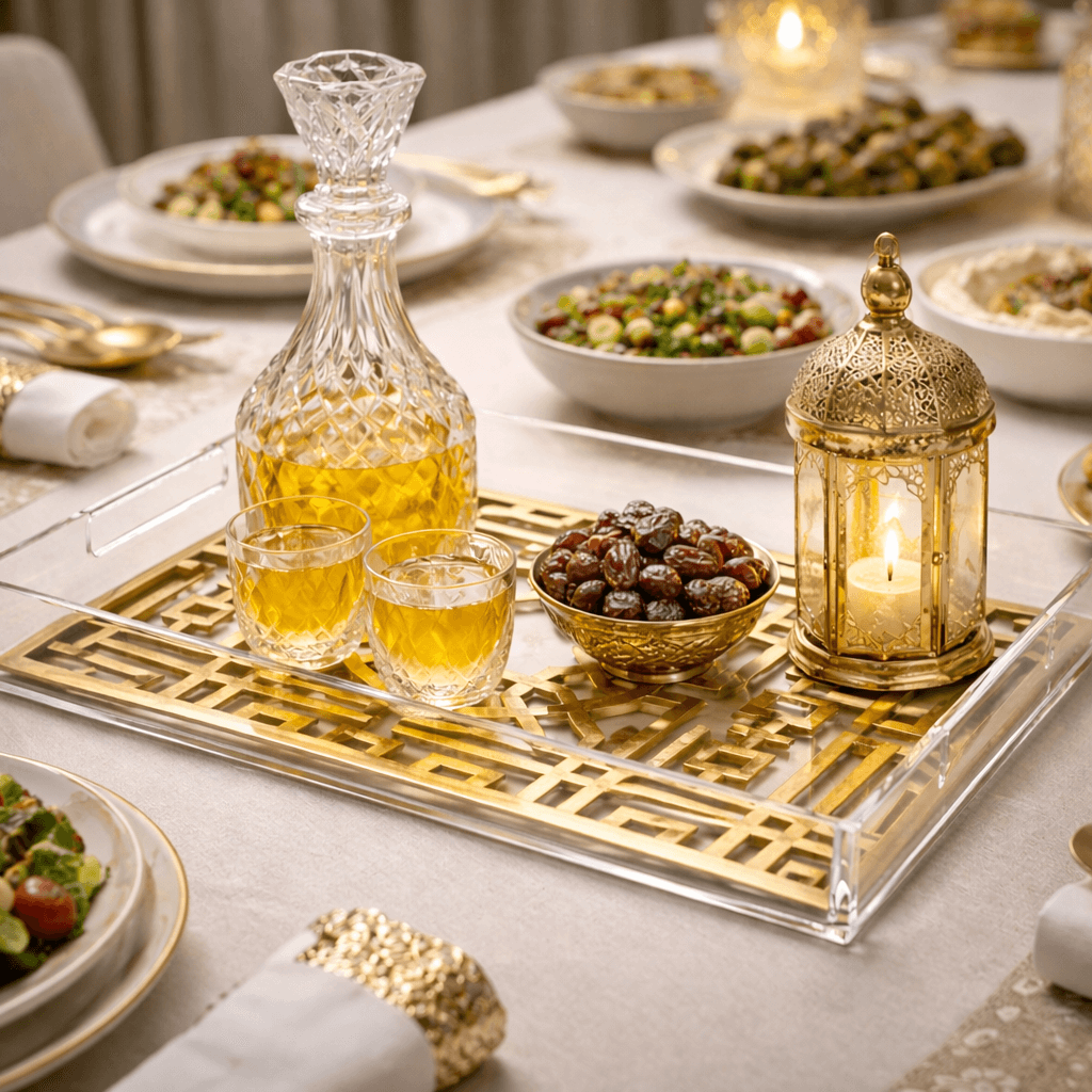 Crystal Edge Luxury Acrylic Tray-CELT02
