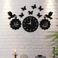 3D Wooden Wall Clock 40 Inches Islamic Clock